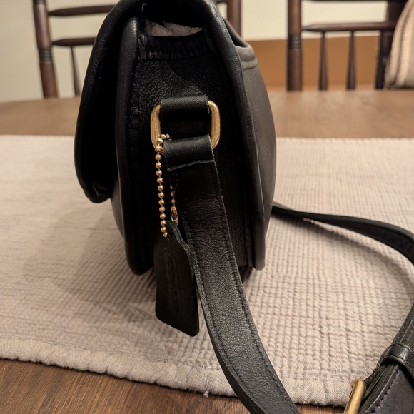Coach Vintage Watson Crossbody In EUC Y2K Preppy Bag 90's Feel Black - Picture 4 of 16